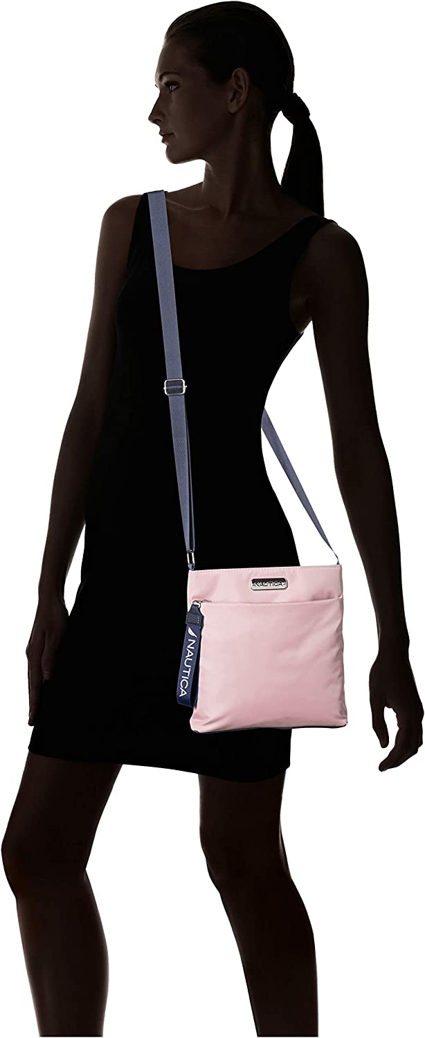 Nautica Diver Nylon Small Womens Crossbody Bag Purse with Adjustable Shoulder Strap