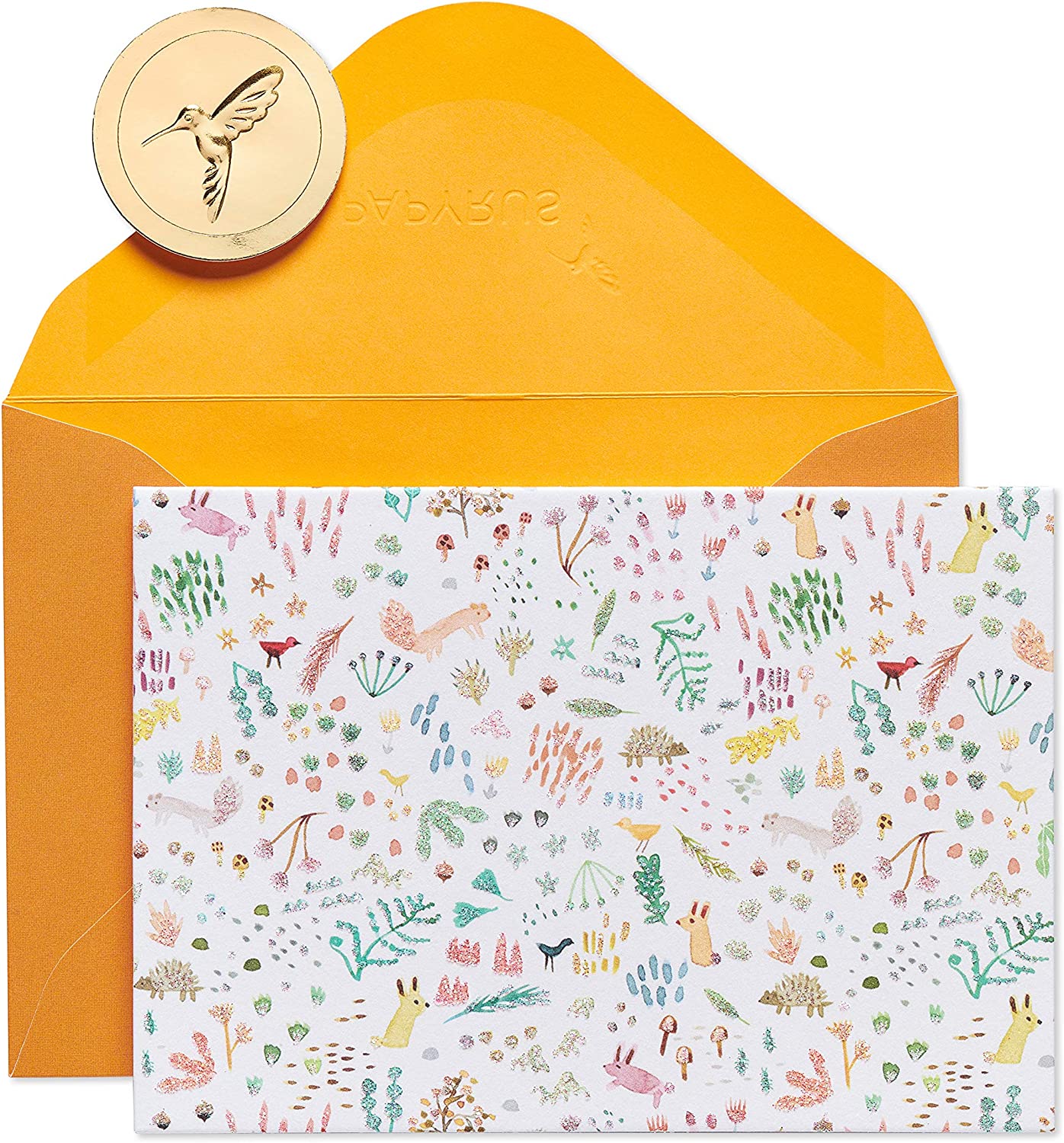 Papyrus Blank Cards with Envelopes, Plants and Critters (14-Count)