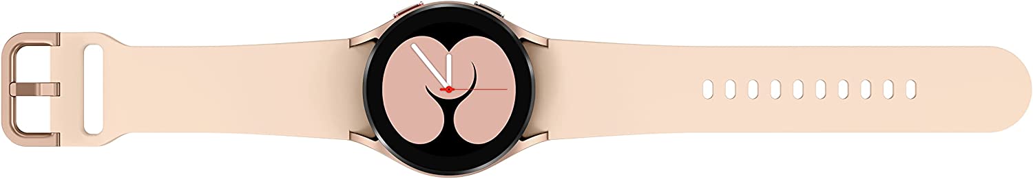 SAMSUNG Galaxy Watch 4 40mm Smartwatch with ECG Monitor Tracker for Health, Fitness, Running, Sleep Cycles, GPS Fall Detection, Bluetooth, US Version, SM-R860NZDAXAA, Pink Gold