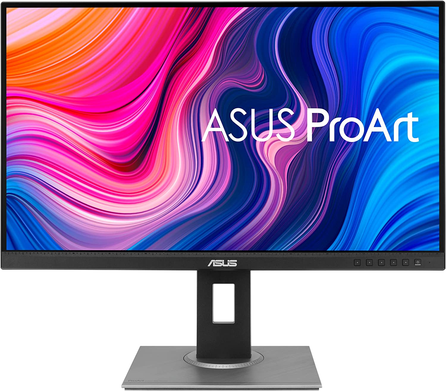 ASUS ProArt Display PA278QV 27” WQHD (2560 x 1440) Monitor, 100% sRGB/Rec. 709 ΔE < 2, IPS, DisplayPort HDMI DVI-D Mini DP, Calman Verified, Eye Care, Anti-glare, Tilt Pivot Swivel Height Adjustable
