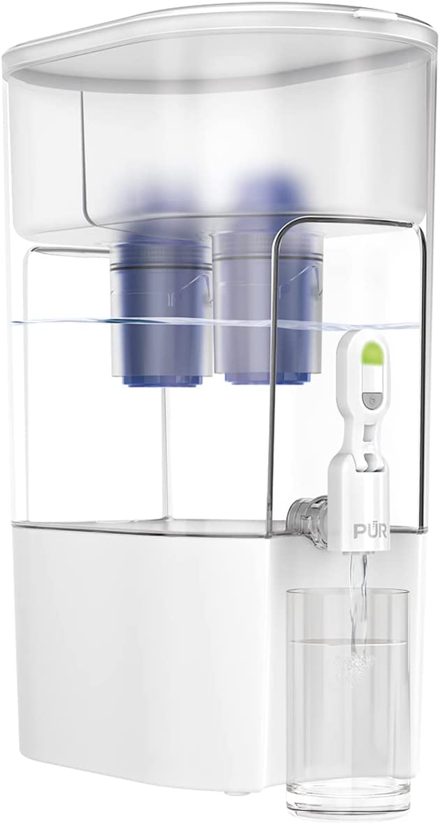 PUR 44-Cup Extra Large Capacity filtered water dispenser, White
