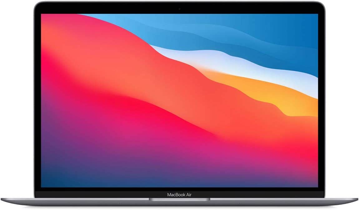Apple 2020 MacBook Air Laptop M1 Chip, 13” Retina Display, 8-Core CPU, 7-Core GPU, 8GB RAM, 512GB SSD Storage, Backlit Keyboard, FaceTime HD Camera. Works with iPhone/iPad; Space Gray