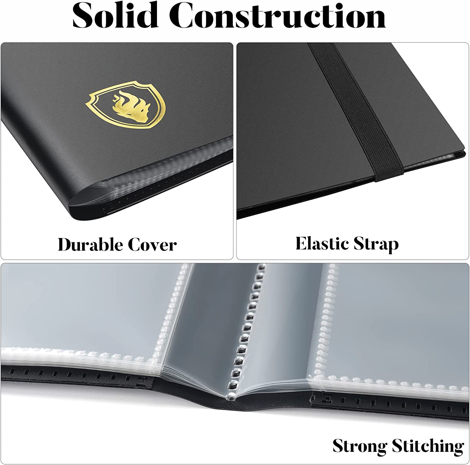 Card Binder 9 Pocket， Fabmaker 396 Pockets Trading Card Binder， Premium Card Album Binder for Standard Cards， Side Loading Card Collection Folder for Pokemon Cards， MTG， TCG， Game Cards， Sport Cards