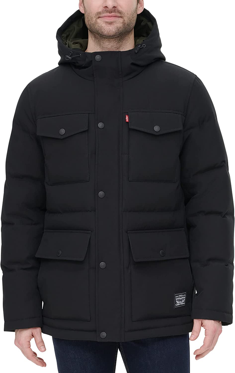 Levi's Men's Big & Tall Quilted Parka Jacket