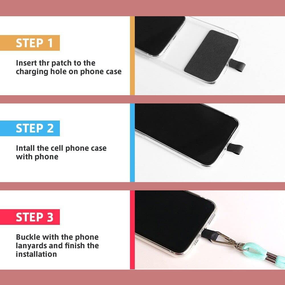 Universal Cell Phone Lanyard,Adjustable Cell Phone Strap,Multifunctional Lanyard Adopts a New Weaving Process,Wear-Resistant Mobile Cell Phone Lanyard Crossbody is Compatible with Most Mobile Phones
