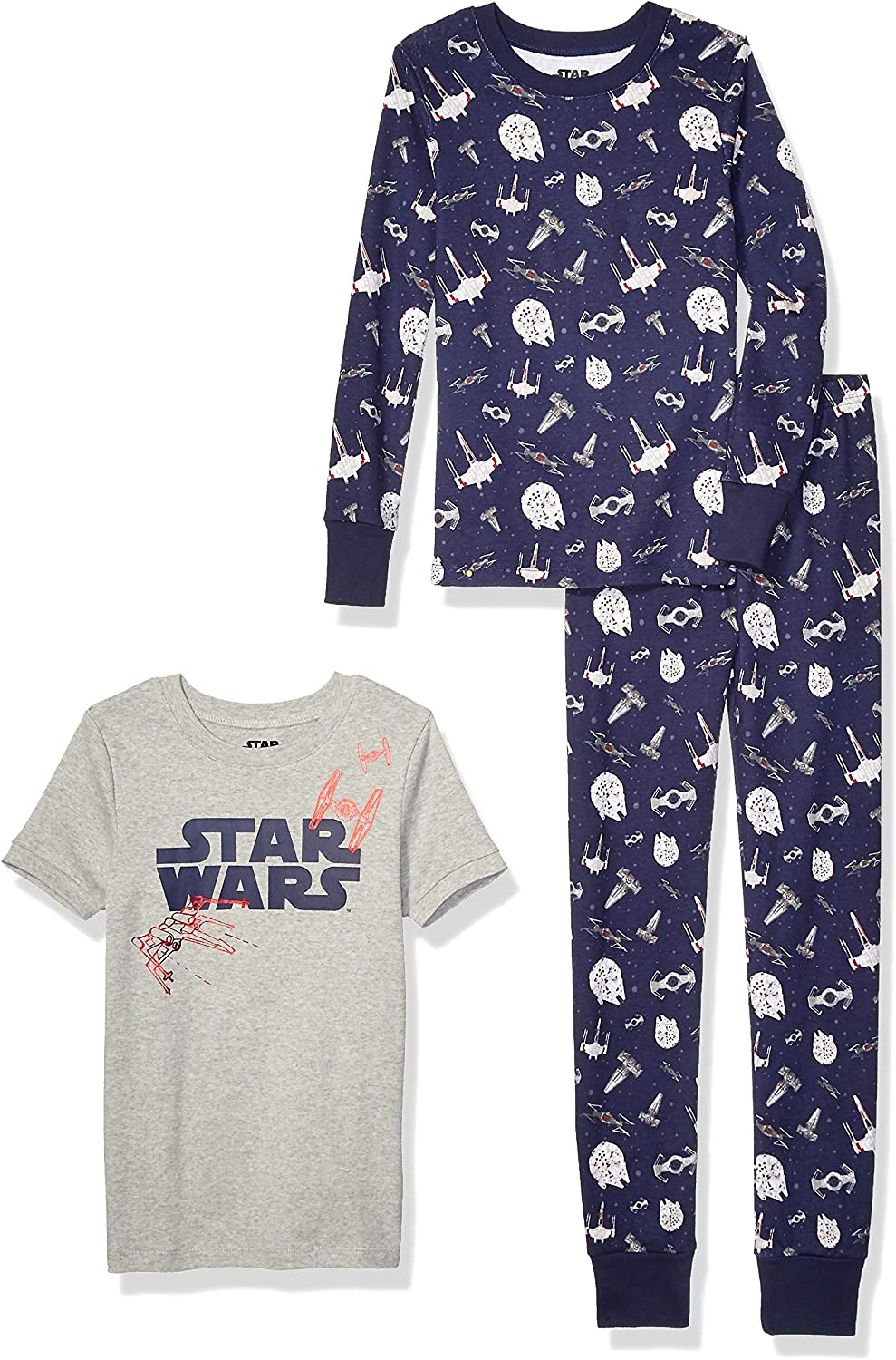 Amazon Essentials baby-boys Snug-Fit Cotton Pajama Sleepwear Sets (Previously Spotted Zebra)