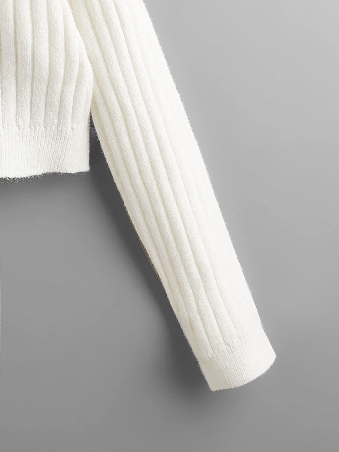 SweatyRocks Women's Long Sleeve Plaid Button Front V Neck Soft Knit Cardigan Sweaters