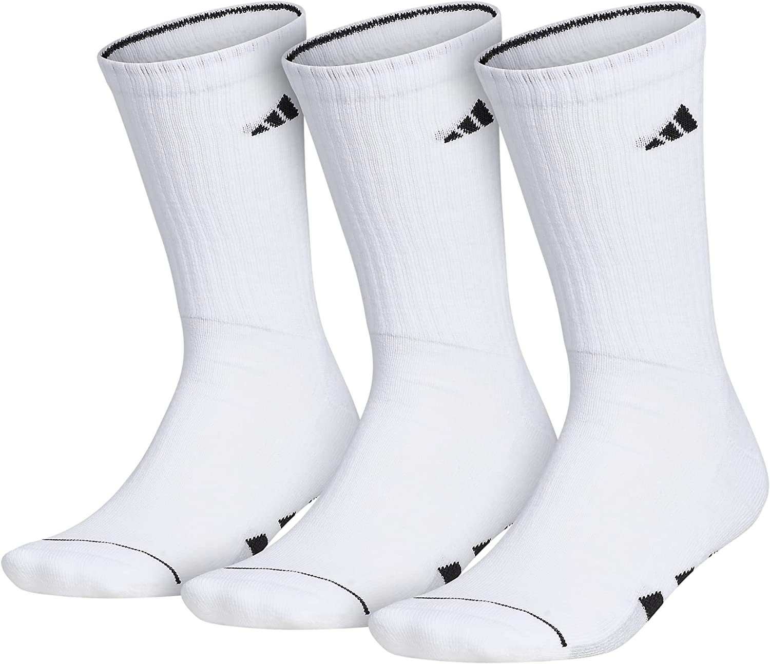 adidas Men's Cushioned Crew Socks (3-Pair)
