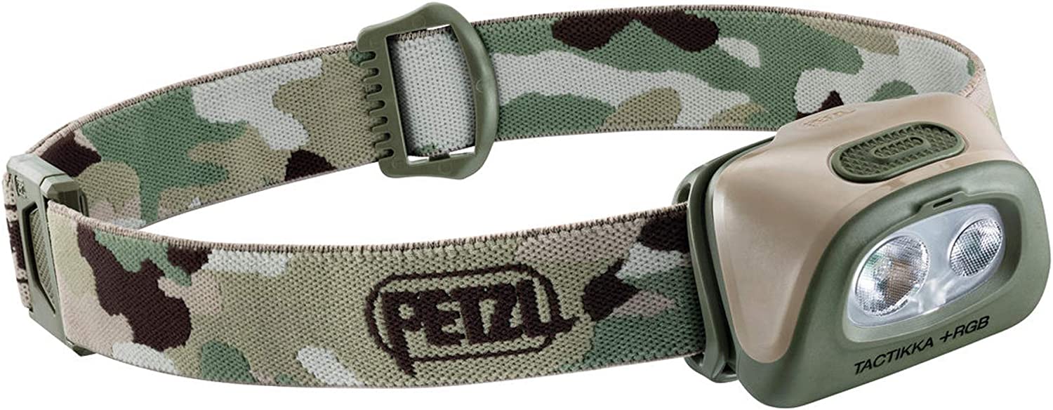 Petzl Unisex's Tactikka RGB + Headlamp, Mimetic, UNI