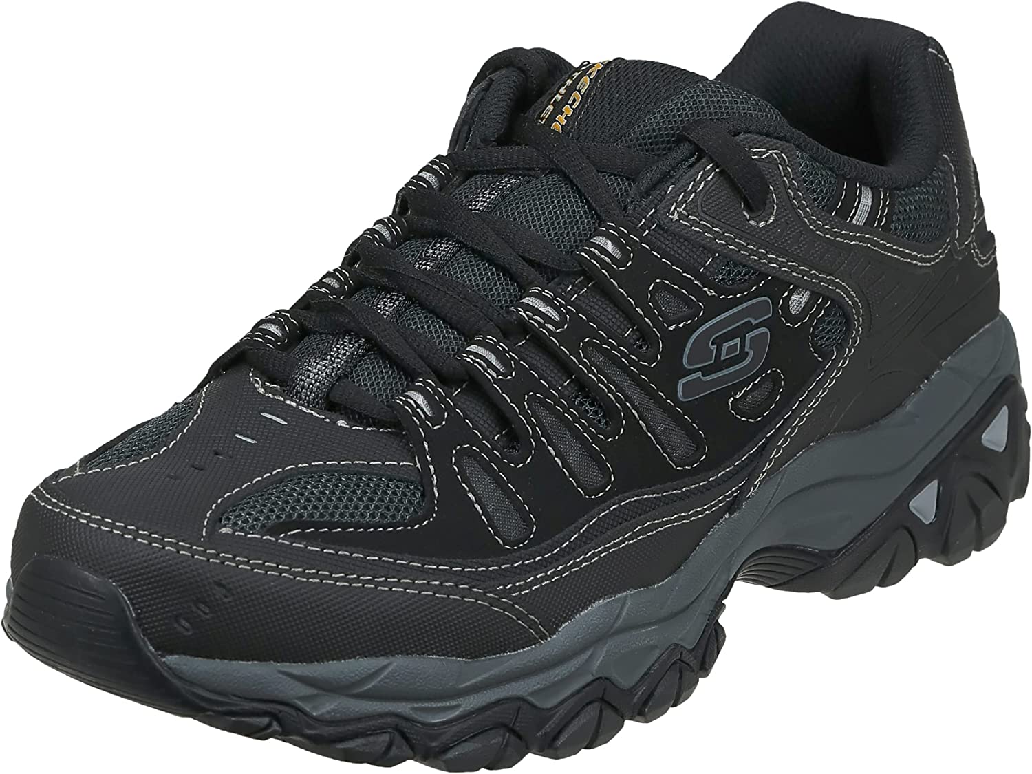 Skechers Men's Afterburn Memory-Foam Lace-up Sneaker