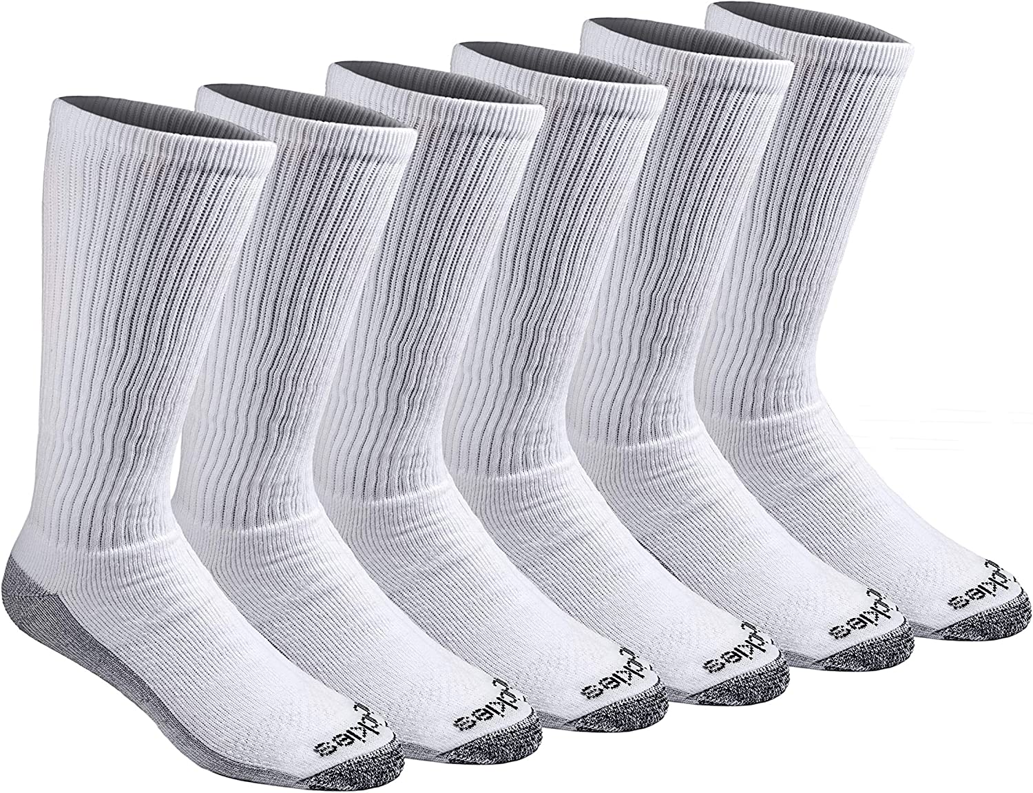 Dickies Men's Multi-Pack Dri-tech Moisture Control Boot-Length Socks