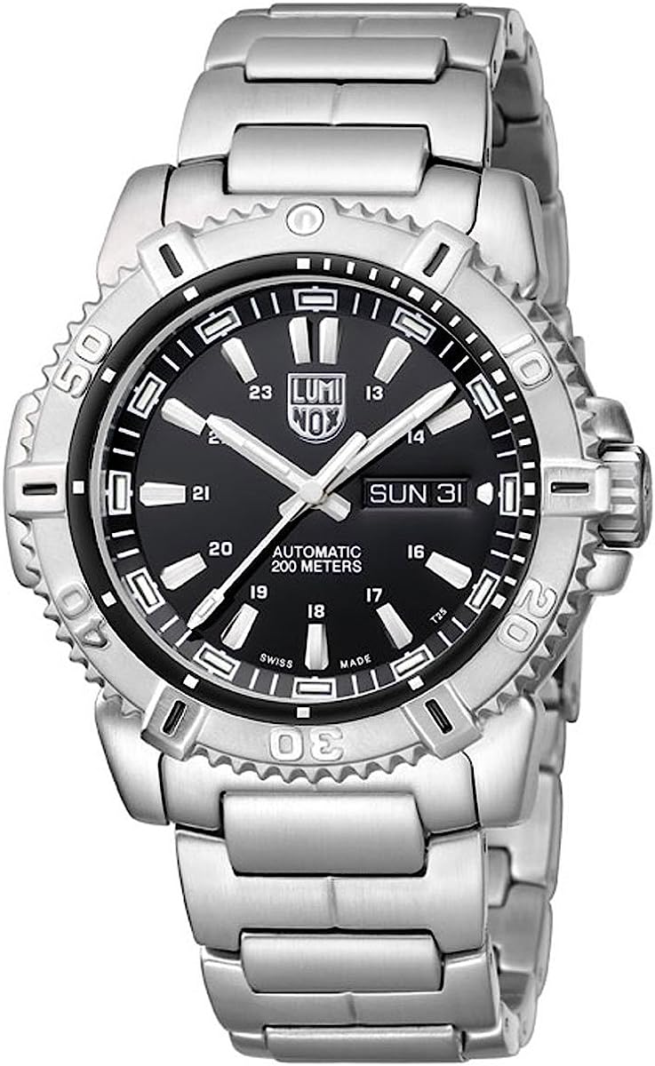 Lumi Nox Mariner Men's Quartz Watch with 6500ER Series Analog Automatic Stainless Steel 6502