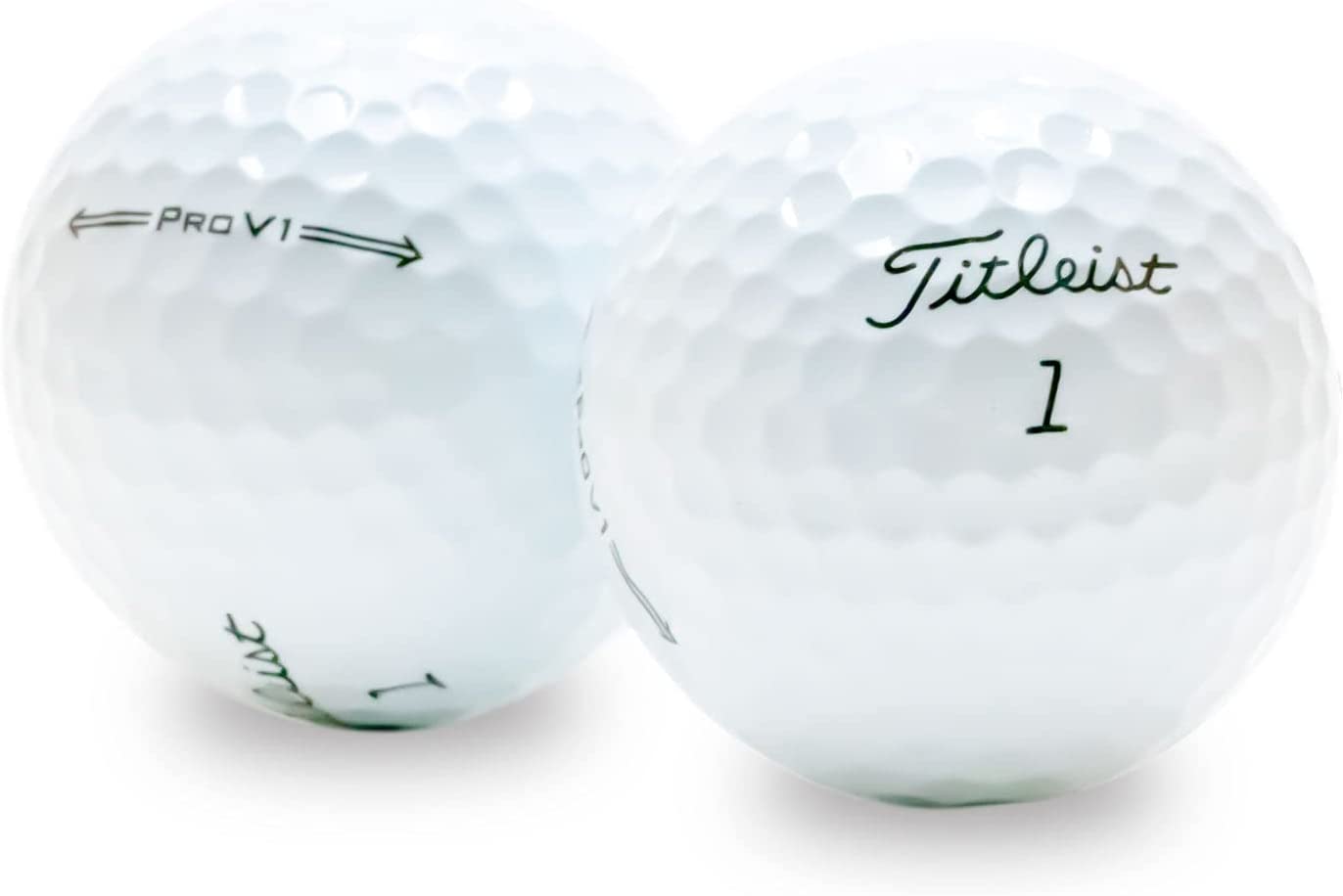 GolfBall Nut Used and Recycled for Titleist White Pro V1 2021 Mint - 5A Quality Golf Balls Mesh Bag Included