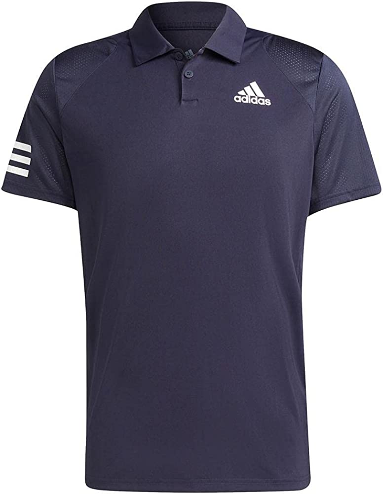 adidas Men's Tennis Club 3-Stripes Polo Shirt