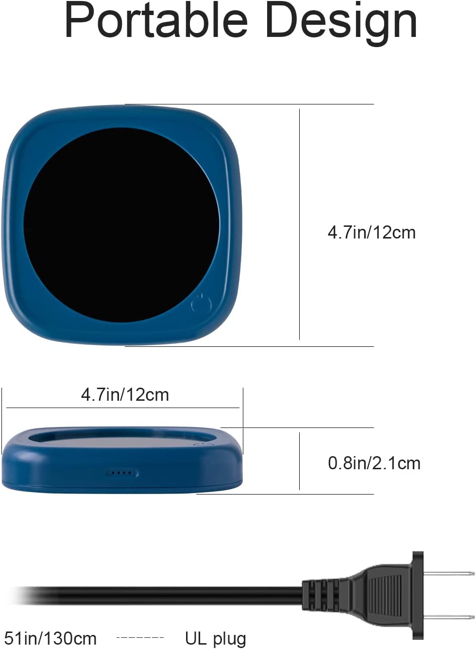 Bsigo Smart Coffee Mug Warmer & Cute Cat Mug Set, Beverage Cup Warmer for Desk Home Office, Candle Warmer Plate for Milk Tea Water with Two Temperature Setting(Up to 140℉/ 60℃), 8 Hour Auto Shut Off