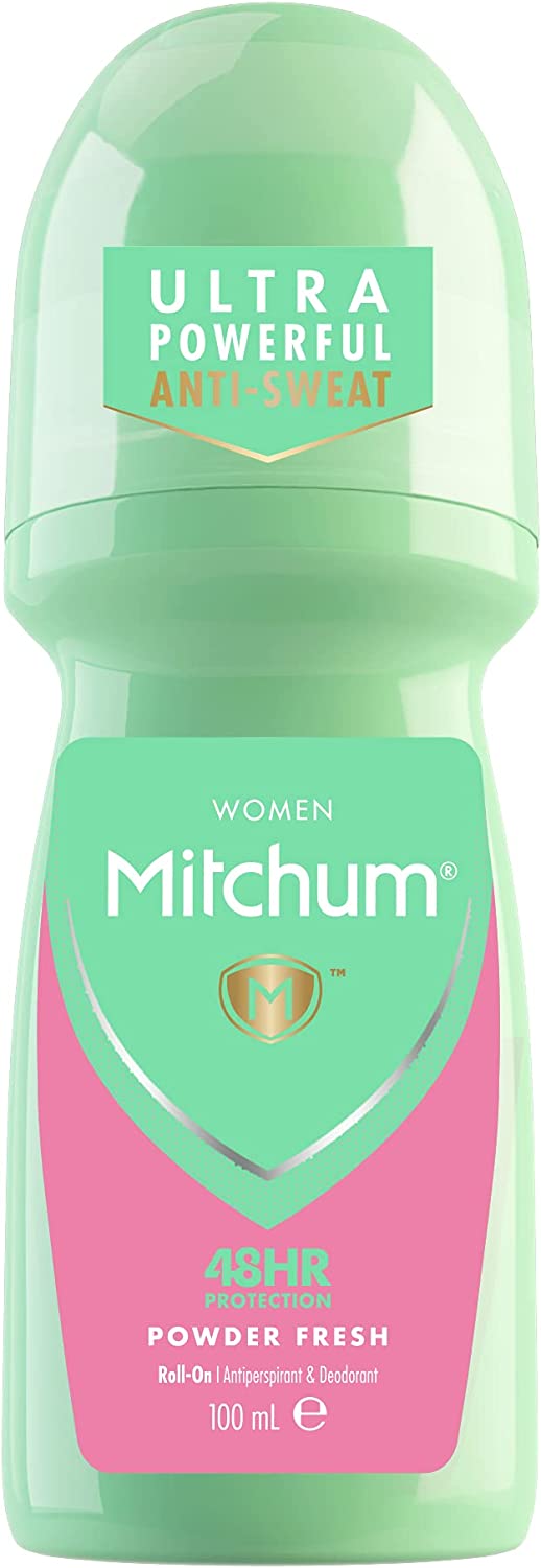 Mitchum Roll-On Anti-perspirant Powder Fresh, 3.38 Ounce