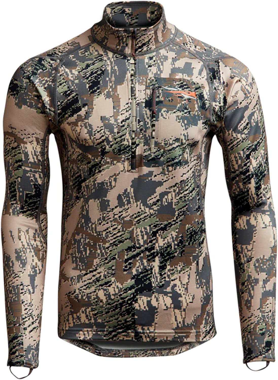 SITKA Gear Men's Core Midweight Zip-T Long Sleeve Hunting Shirt